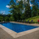 Latham Fiberglass Island Breeze II | Sapphire Blue G3 inground pool